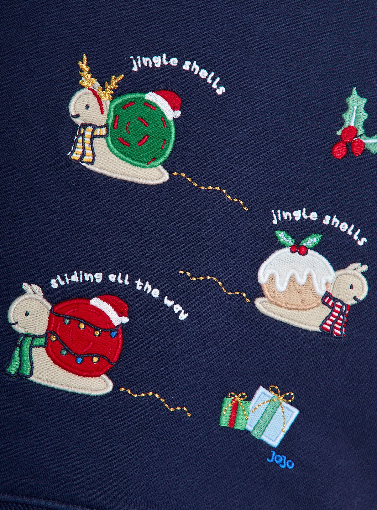 JOJO MAMAN BÉBÉ Jingle Shells Sweatshirt 5-6 Years - Image 4 thumbnail