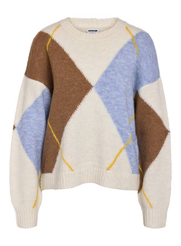 NOISY MAY Long Sleeved Knitted Curve Jumper 54/UK26
