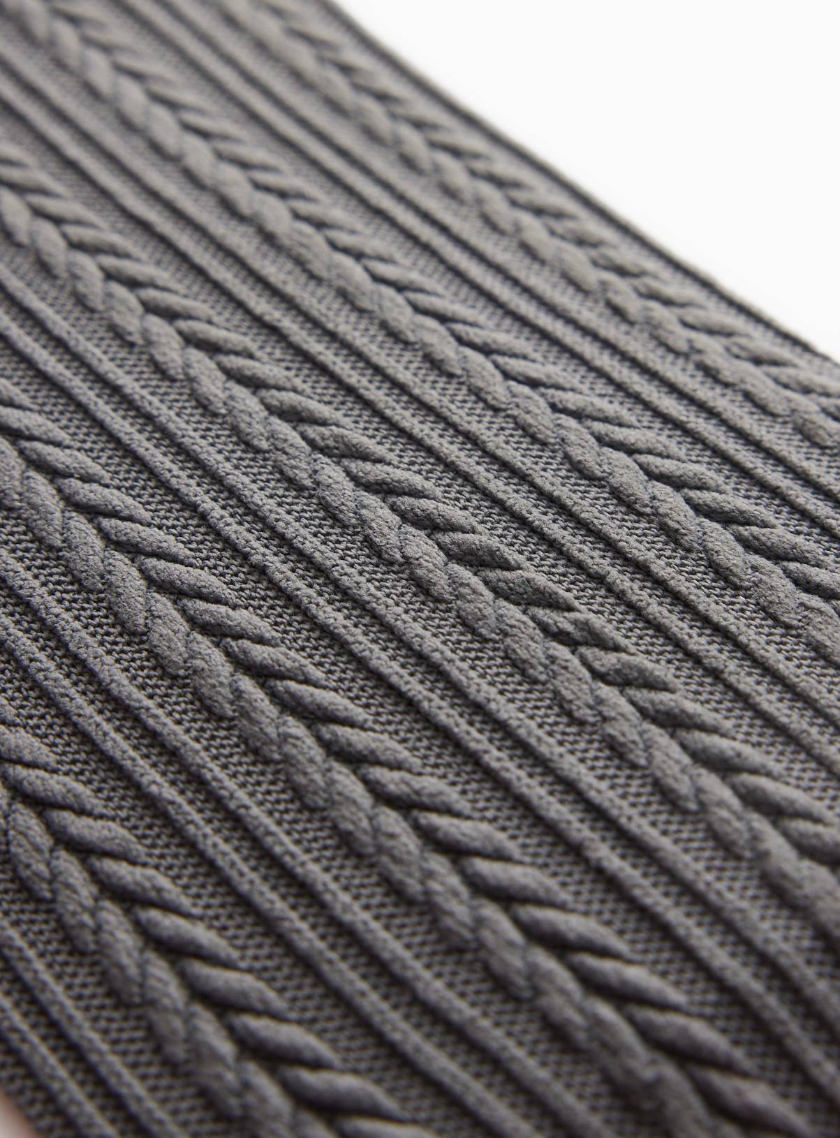 Charcoal Cable Tights 40 Denier S - Image 3