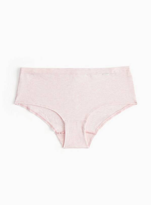 Cottonform™ Pink Ribbed Short Briefs 6