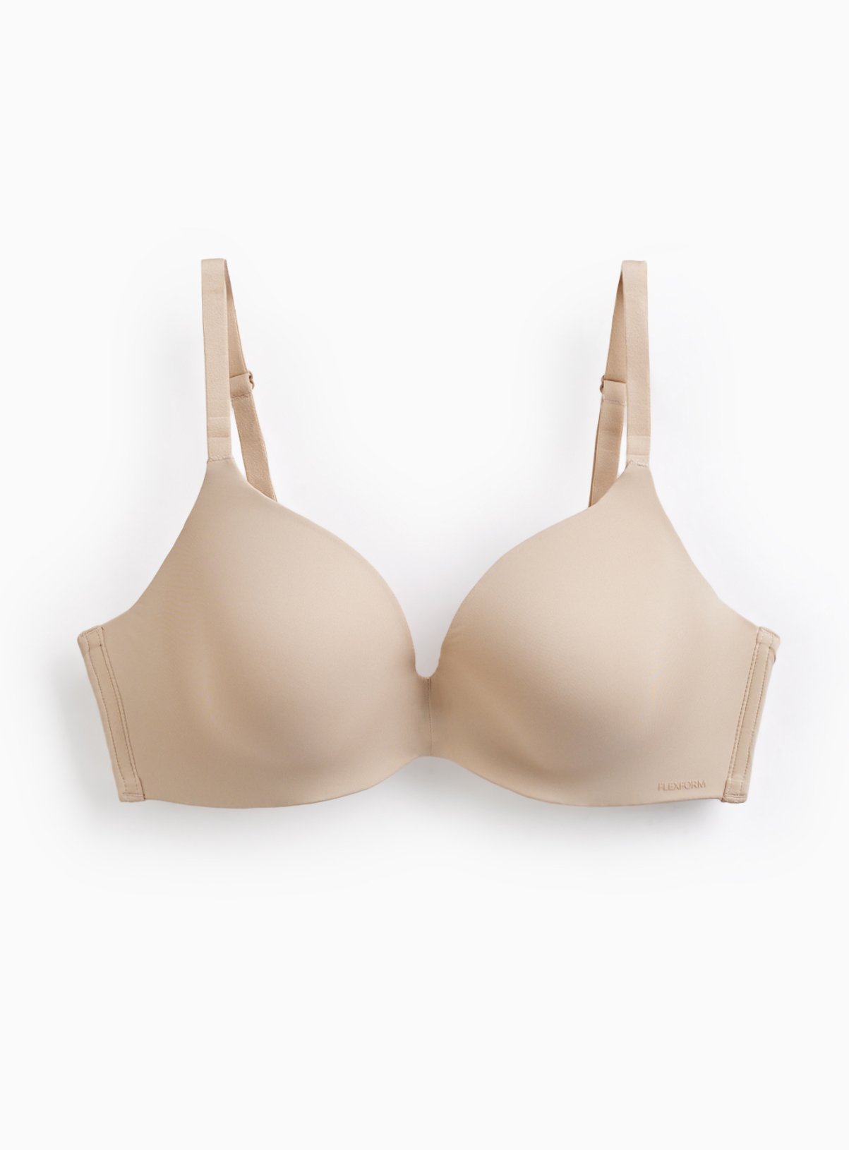 Flexform™ Nude Padded Plunge Bra XXXL - Image 2 thumbnail