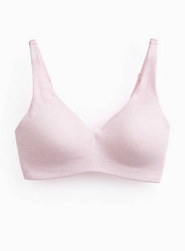 Pink Smoothform™ Ribbed Non-Wired Padded Plunge Bra 38E