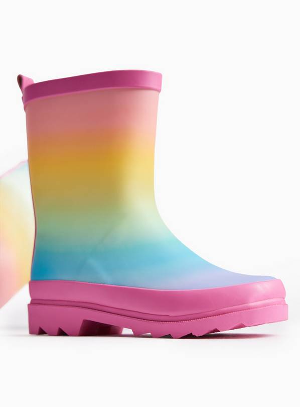 Rainbow Stripe Wellies 4