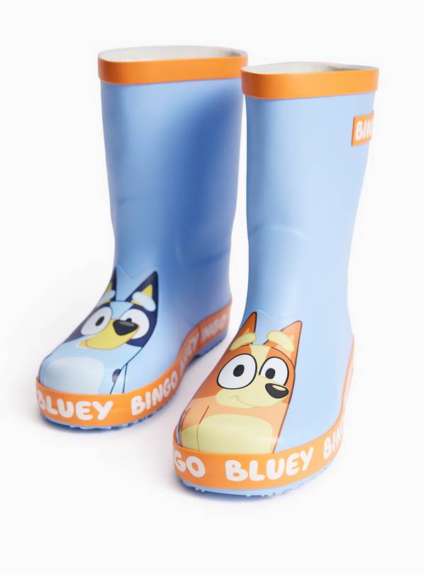 Bluey Orange Rubber Wellies 12 Infant