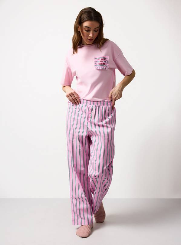 Pink Mother's Day Pocket Detail Pyjamas 12