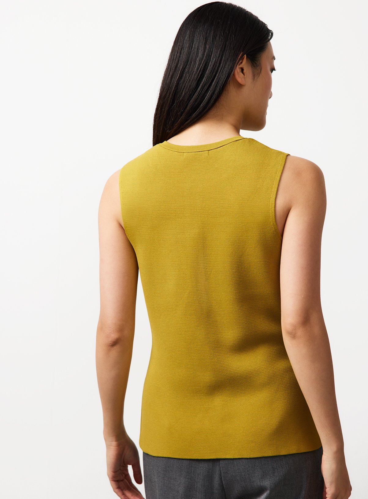 Green Covered Button Peplum Waistcoat 8 - Image 4 thumbnail