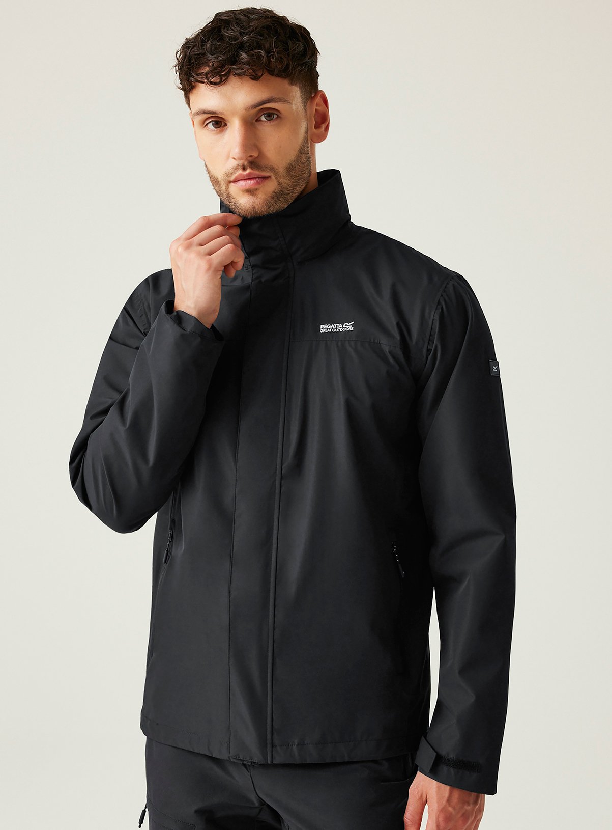 Men's Black REGATTA Matt II Waterproof Jacket