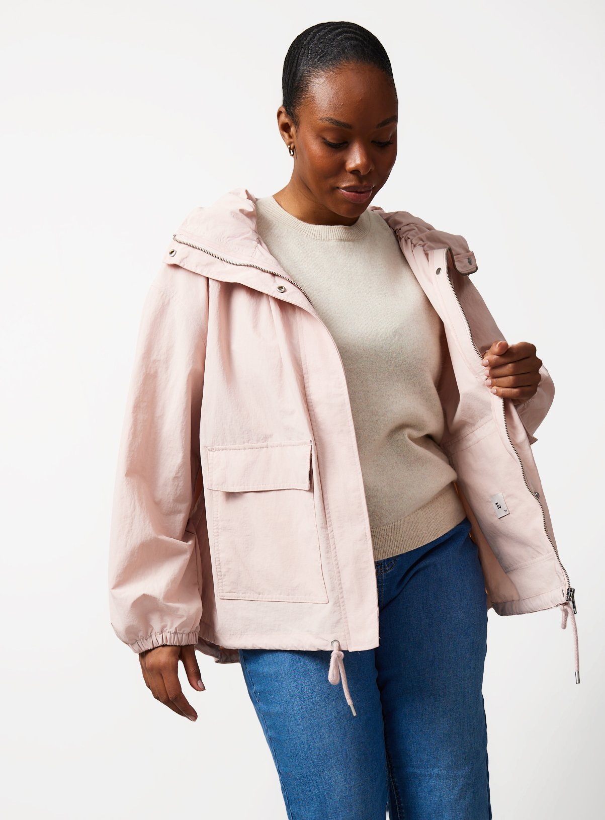 Pink Short Windbreaker M - Image 2 thumbnail
