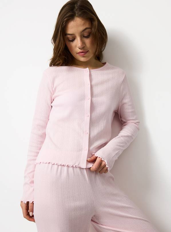 Pink Pointelle Pyjamas XS