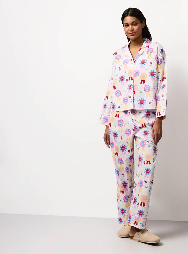 Mother's Day Print Poplin Traditional Pyjamas 24