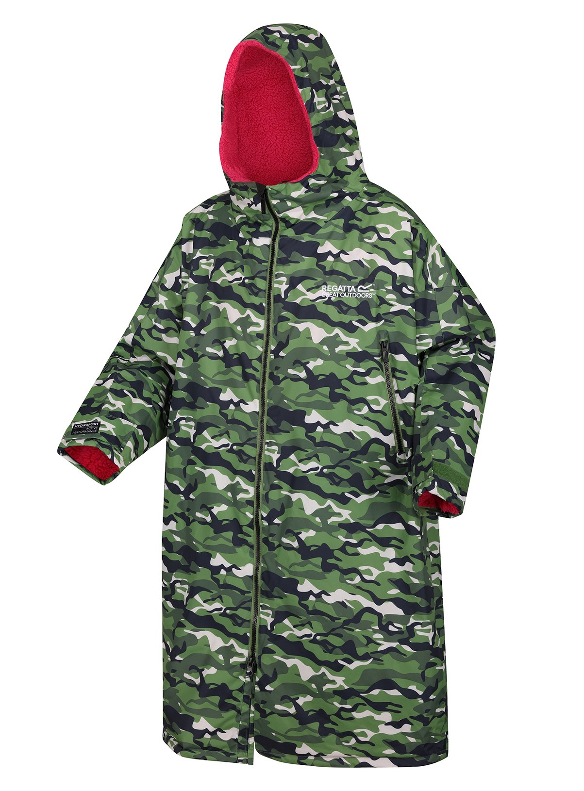 REGATTA Adult Unisex Waterproof Robe Camo XS-S - Image 3 thumbnail