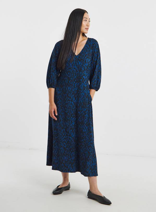 JD WILLIAMS Three Quarter Sleeve Soft Touch Jersey Tea Dress 10