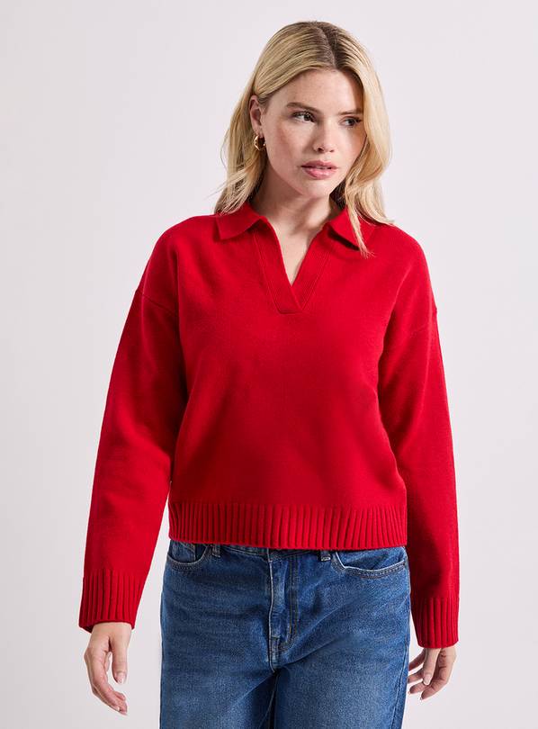 DOROTHY PERKINS Polo Collared Jumper XL