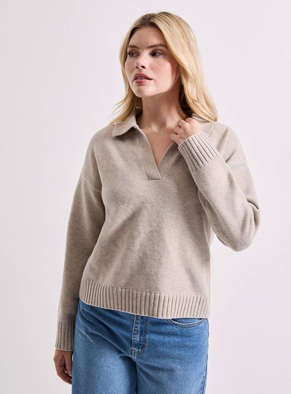 DOROTHY PERKINS Polo Collared Jumper L