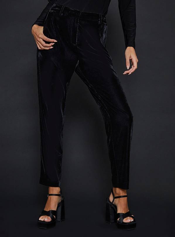 DOROTHY PERKINS Velvet Tailored Trouser 10