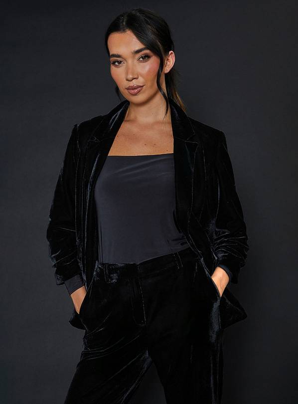 DOROTHY PERKINS Velvet Blazer 16