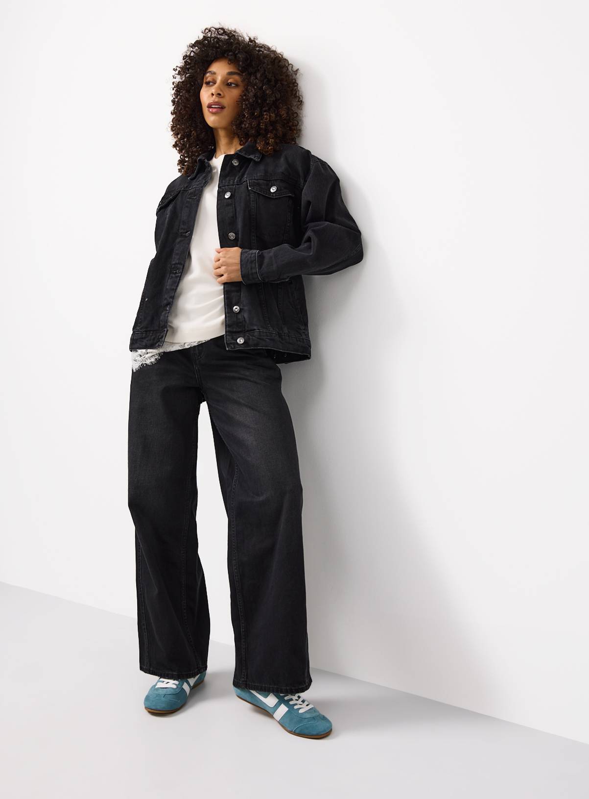 Black Oversized Trucker Jacket 6 - Image 2