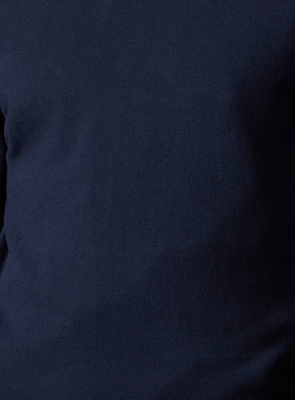 BURTON Navy Cotton Rich Crew Neck Jumper XXL - Image 4