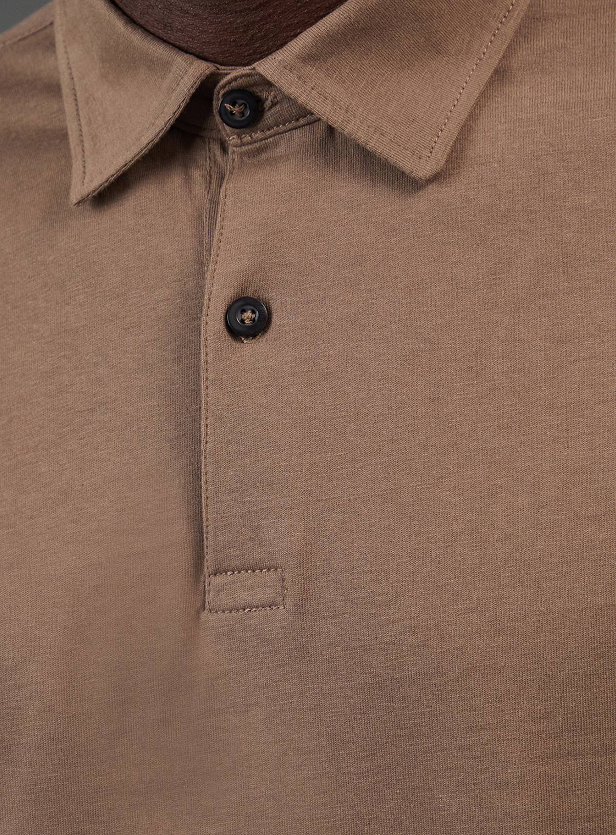 BURTON Mocha Long Sleeve Smart Jersey Polo Shirt XL - Image 5