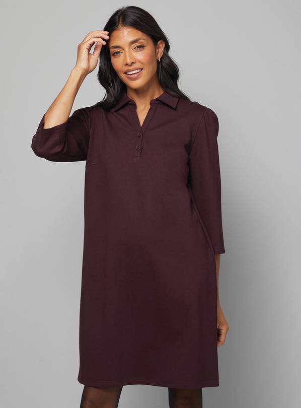 Buy WALLIS Ponte Jersey Collared Shift Dress 20 Dresses Argos