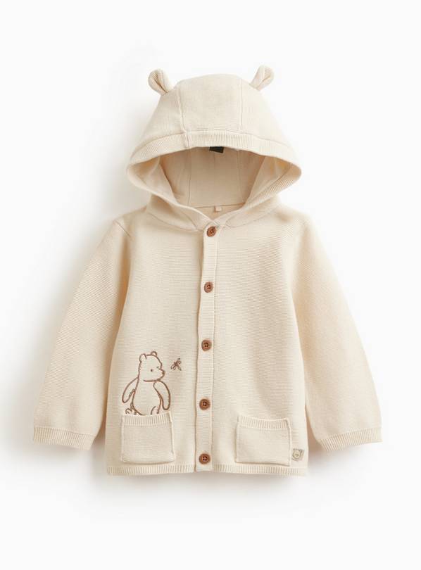 Cream Winnie The Pooh Hooded Cardigan 18-24 months
