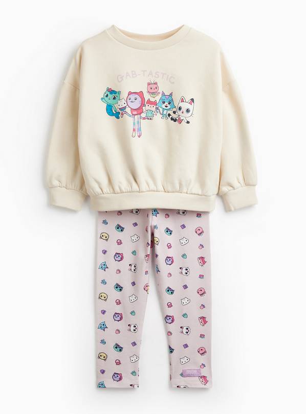 Cream Gabby's Dollhouse Sweat & Leggings Set 4-5 years