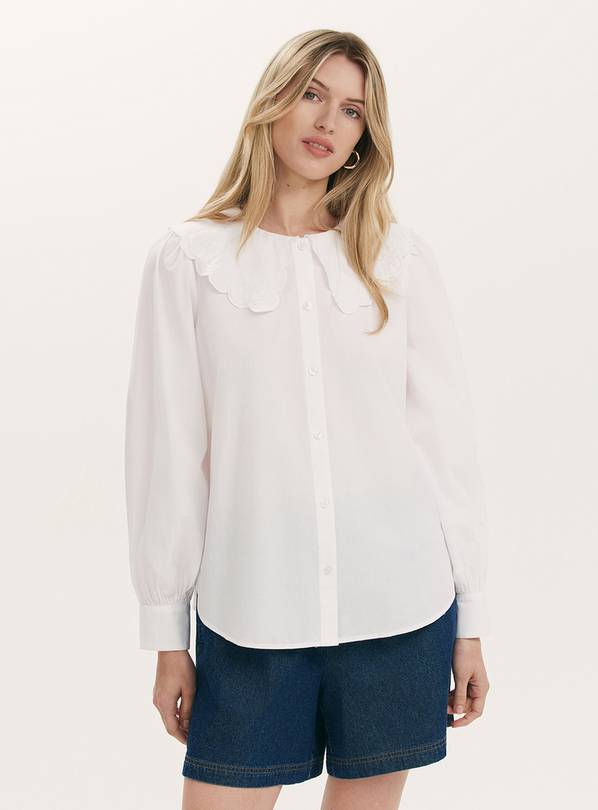 FINERY Ansley Shirt  White 8