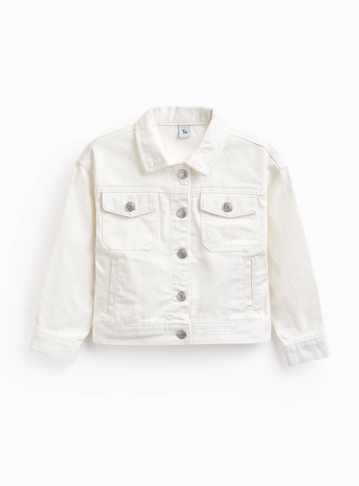 Ecru Denim Trucker Jacket 9-10 years - Image 1