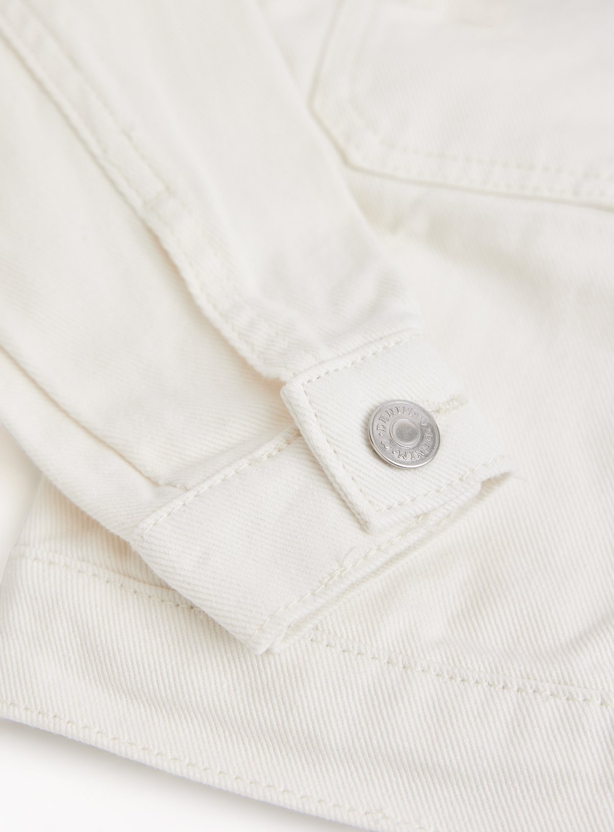 Ecru Denim Trucker Jacket 9-10 years - Image 2 thumbnail