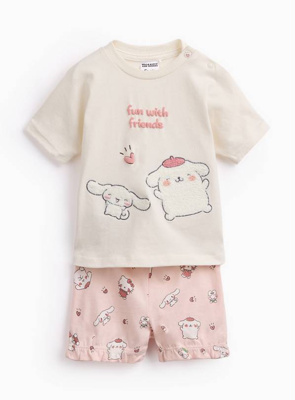 Pink Hello Kitty T-Shirt & Shorts Set 6-9 months