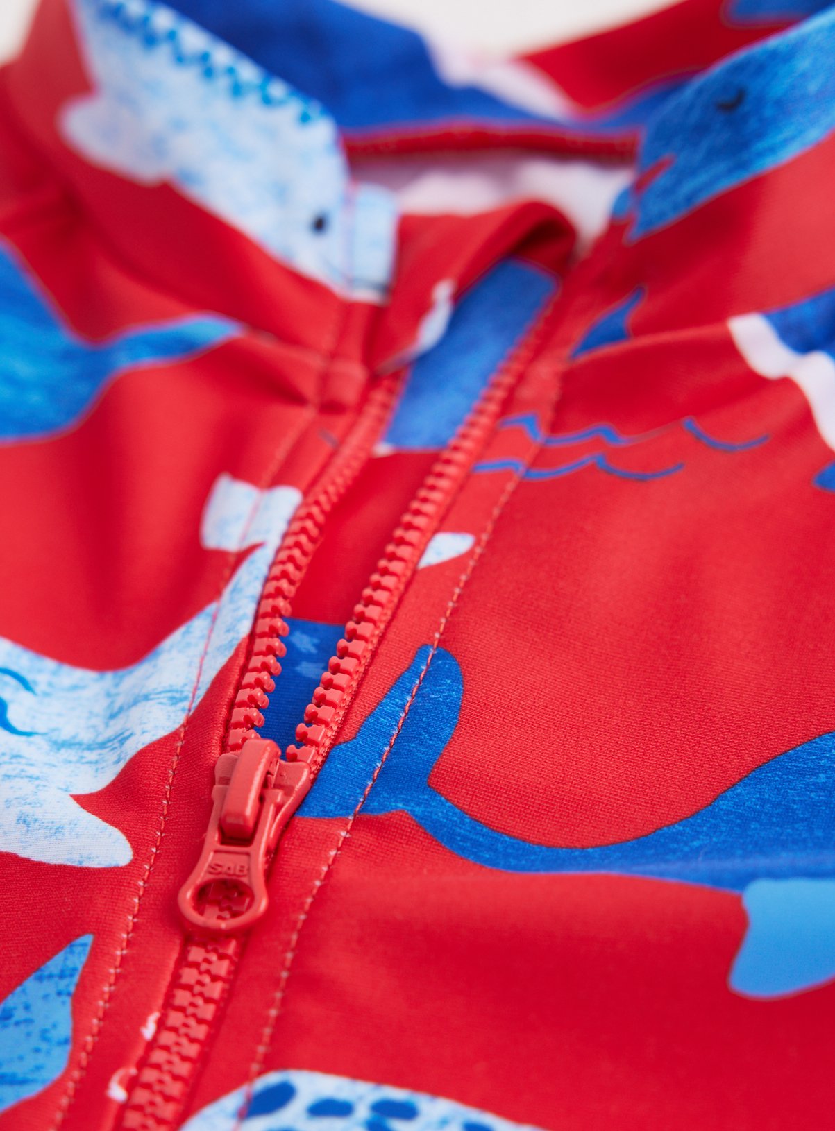 Red Whale Print Sunsafe Swimsuit 5-6 Years - Image 2 thumbnail