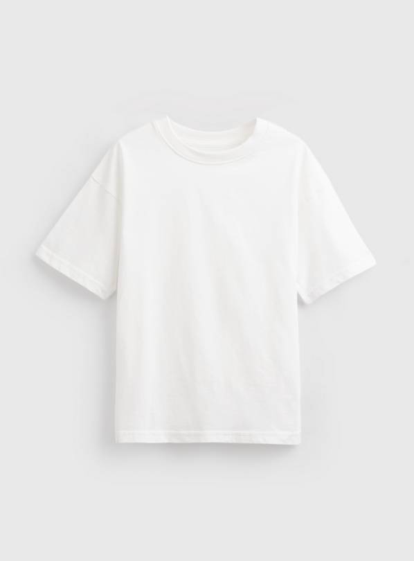 White Relaxed T-Shirt 8 years