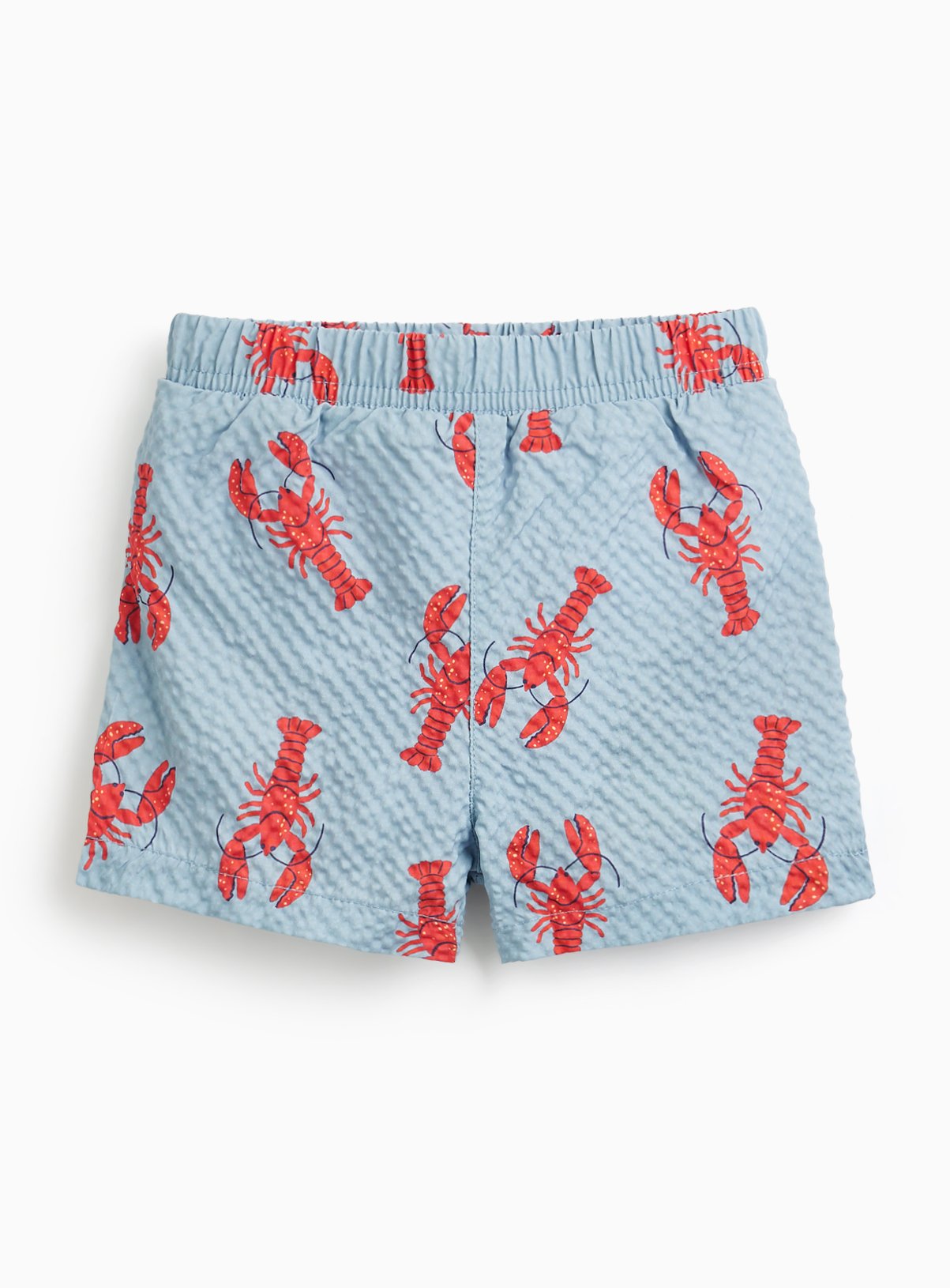 Blue Lobster Print Swim Shorts 12-18 months - Image 1 thumbnail