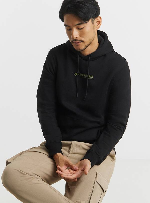 SNOWDONIA Small Logo Hooded Sweatshirt M