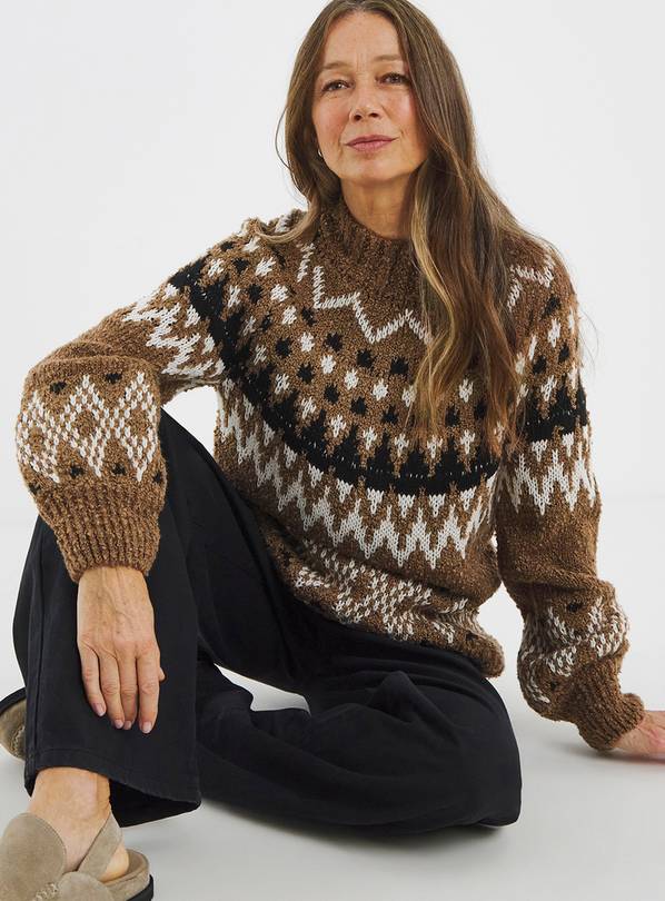 JD WILLIAMS All Over Fairisle Jumper 20-22