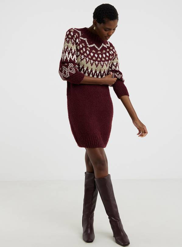 JD WILLIAMS Fairisle Jumper Dress 20-22