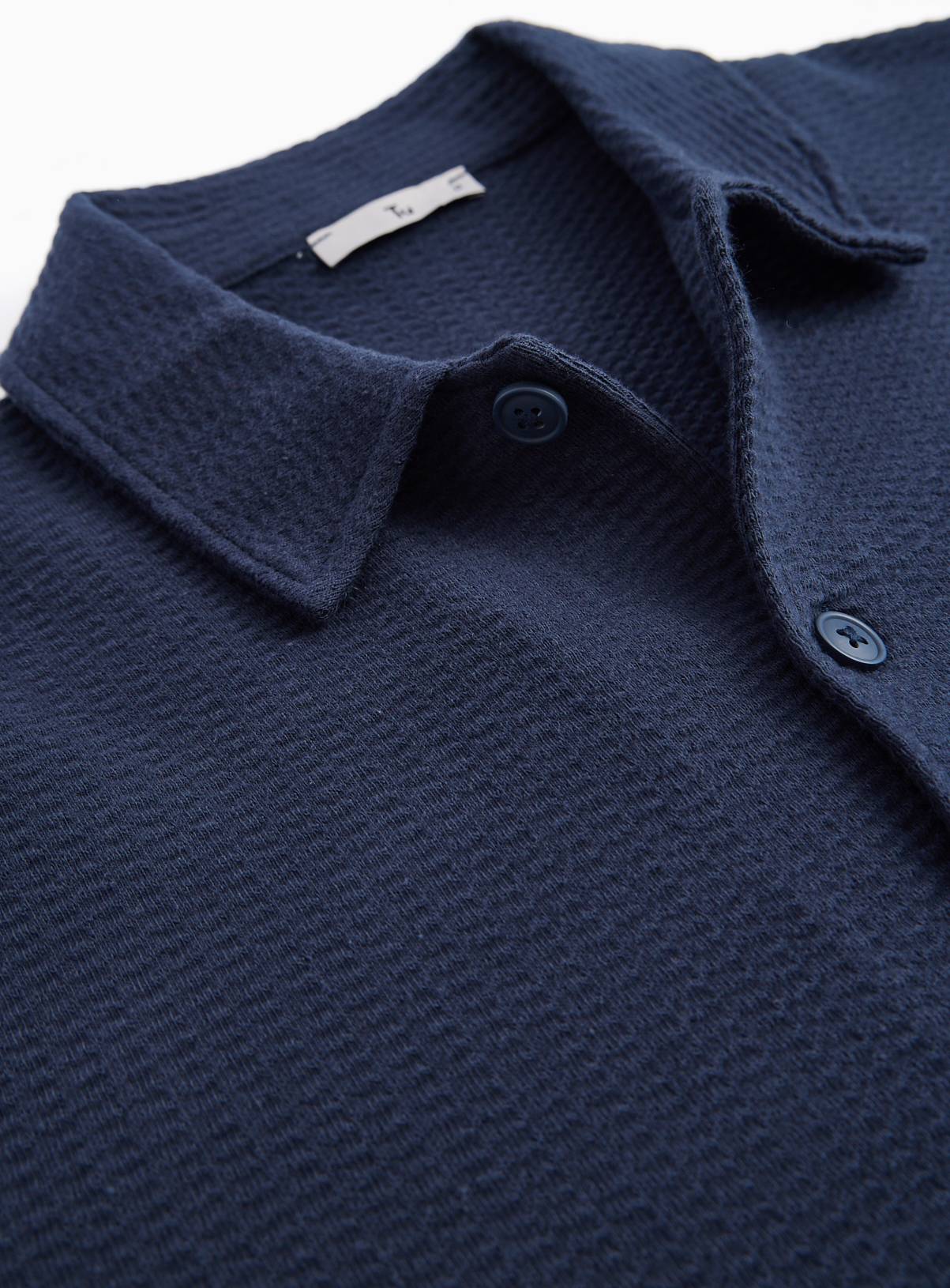 Navy Jersey Long Sleeve Shirt XXXXL - Image 4