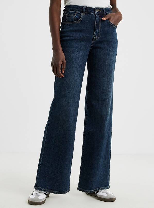 JD WILLIAMS AUTHENTIC WIDE LEG JEAN - BLUE 10