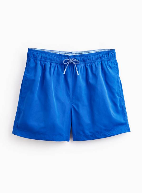 Blue Woven Swim Shorts L