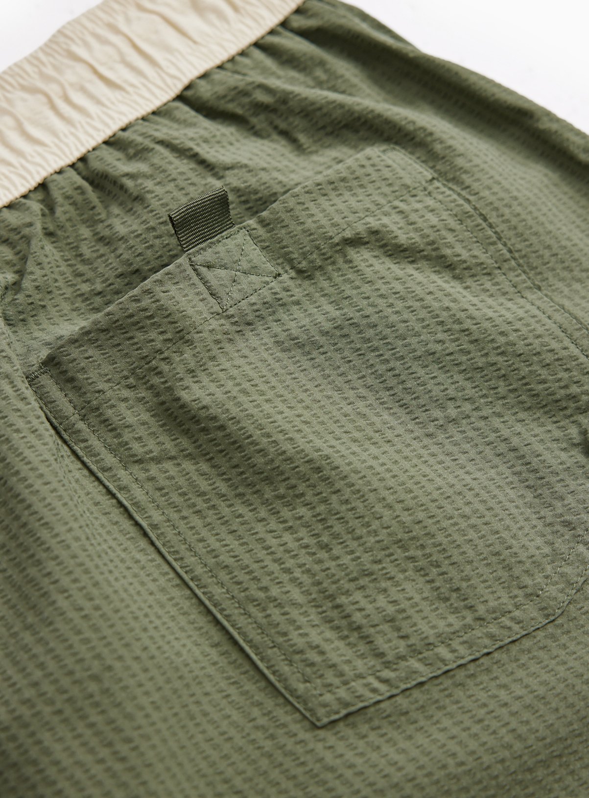 Khaki Vintage Sport Piping Swim Shorts XXL - Image 3 thumbnail