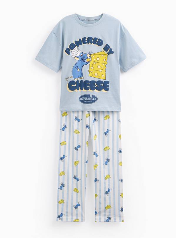 Blue Ratatouille Print Pyjamas 4-5 years