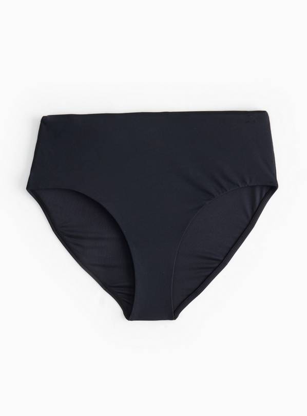 Black Full Brief Bikini Bottoms 10