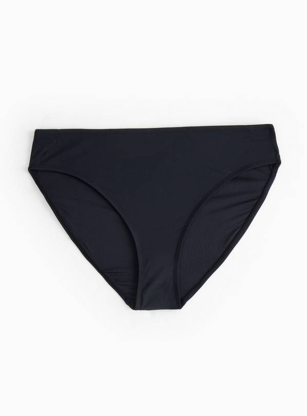 Black High Leg Bikini Bottoms 22