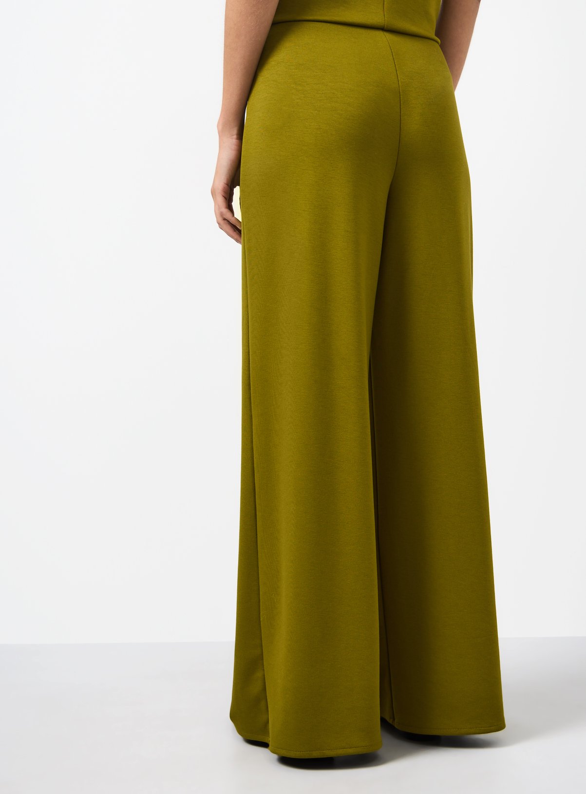 Green Co-ord Wide Leg Trousers  22 - Image 4 thumbnail