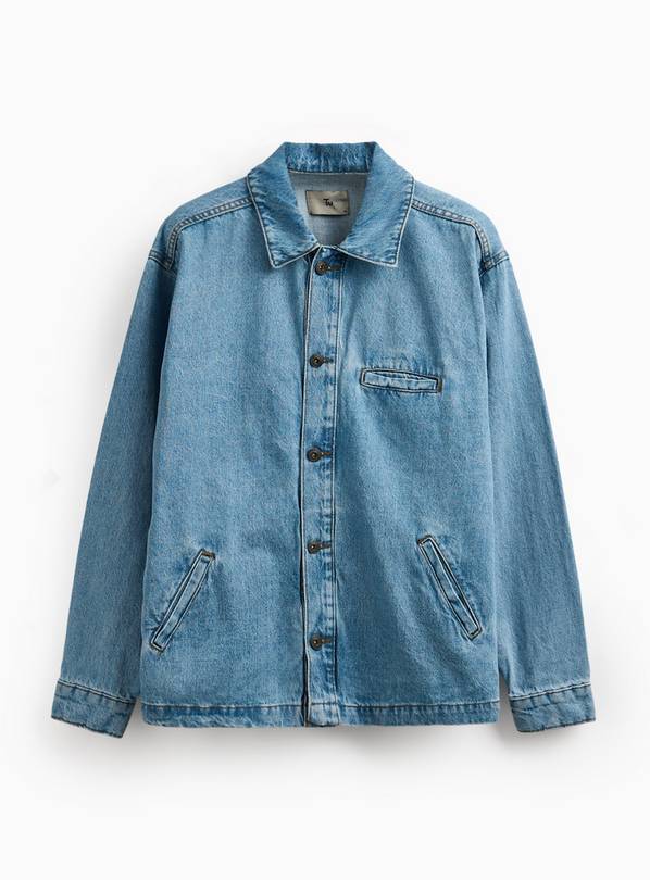 Denim Blouson Style Jacket S
