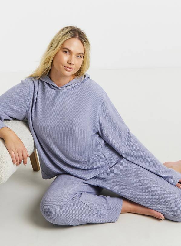 SIMPLY BE Pretty Secrets Lurex Rib Lounge Set 28-30