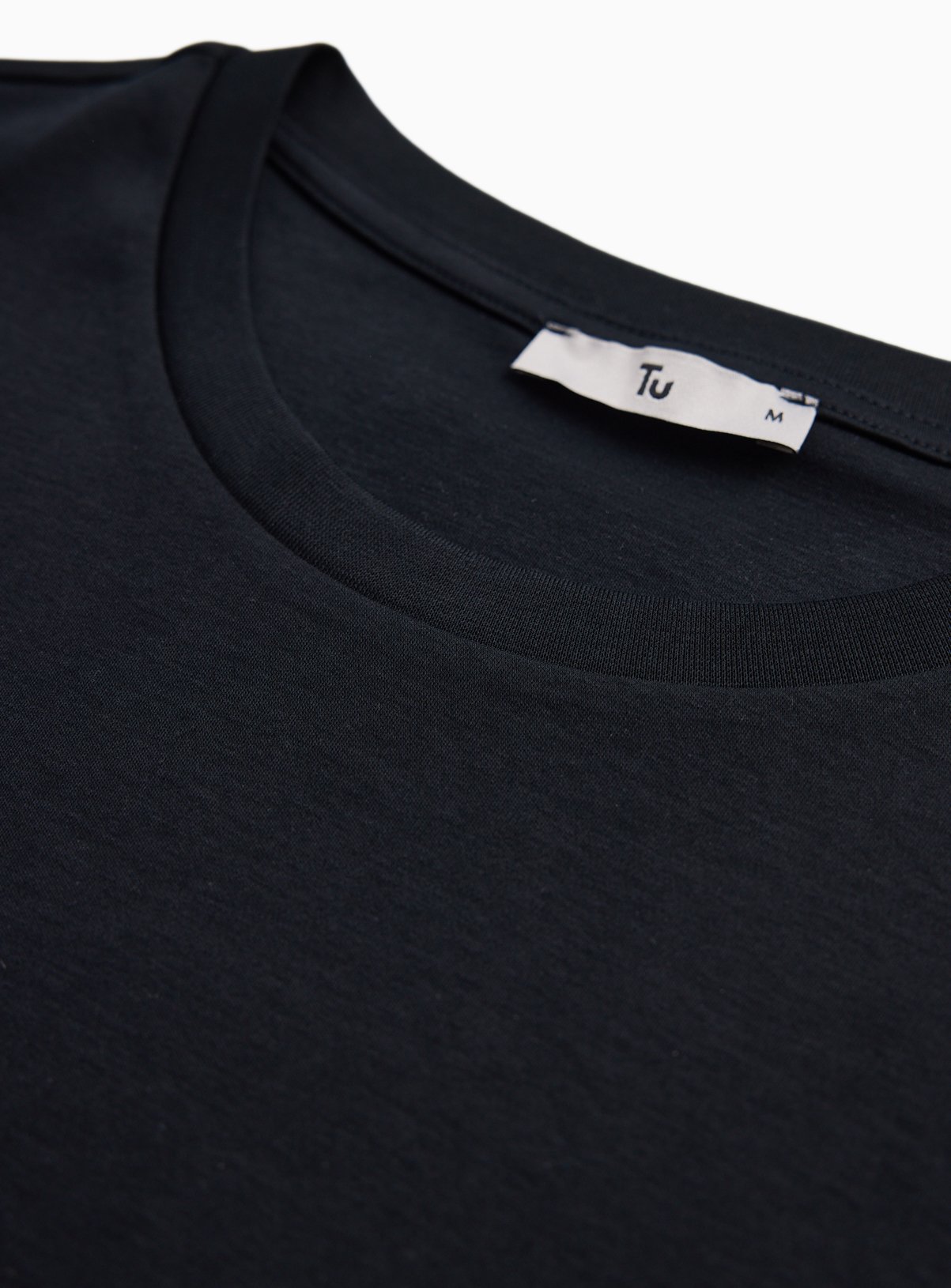 Black Supima Cotton T-Shirt M - Image 4 thumbnail