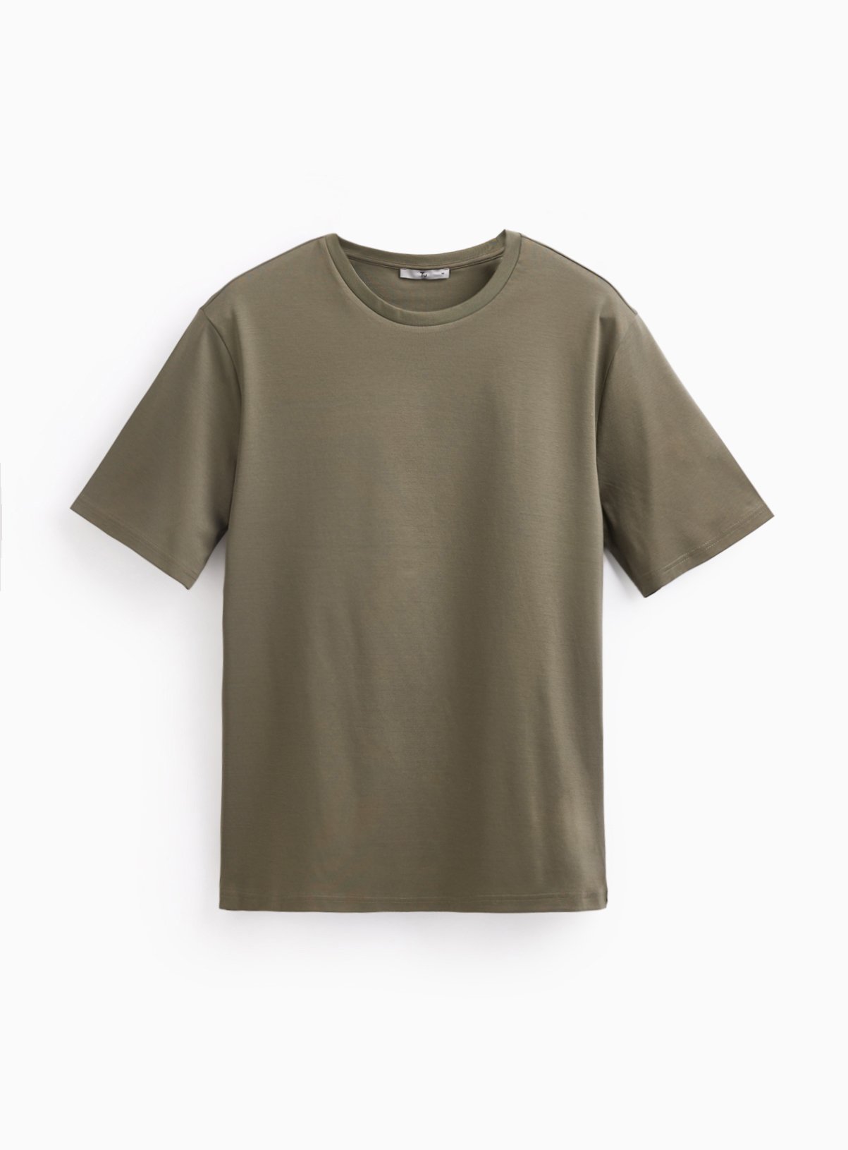 Khaki Supima Cotton T-Shirt XXL - Image 3 thumbnail