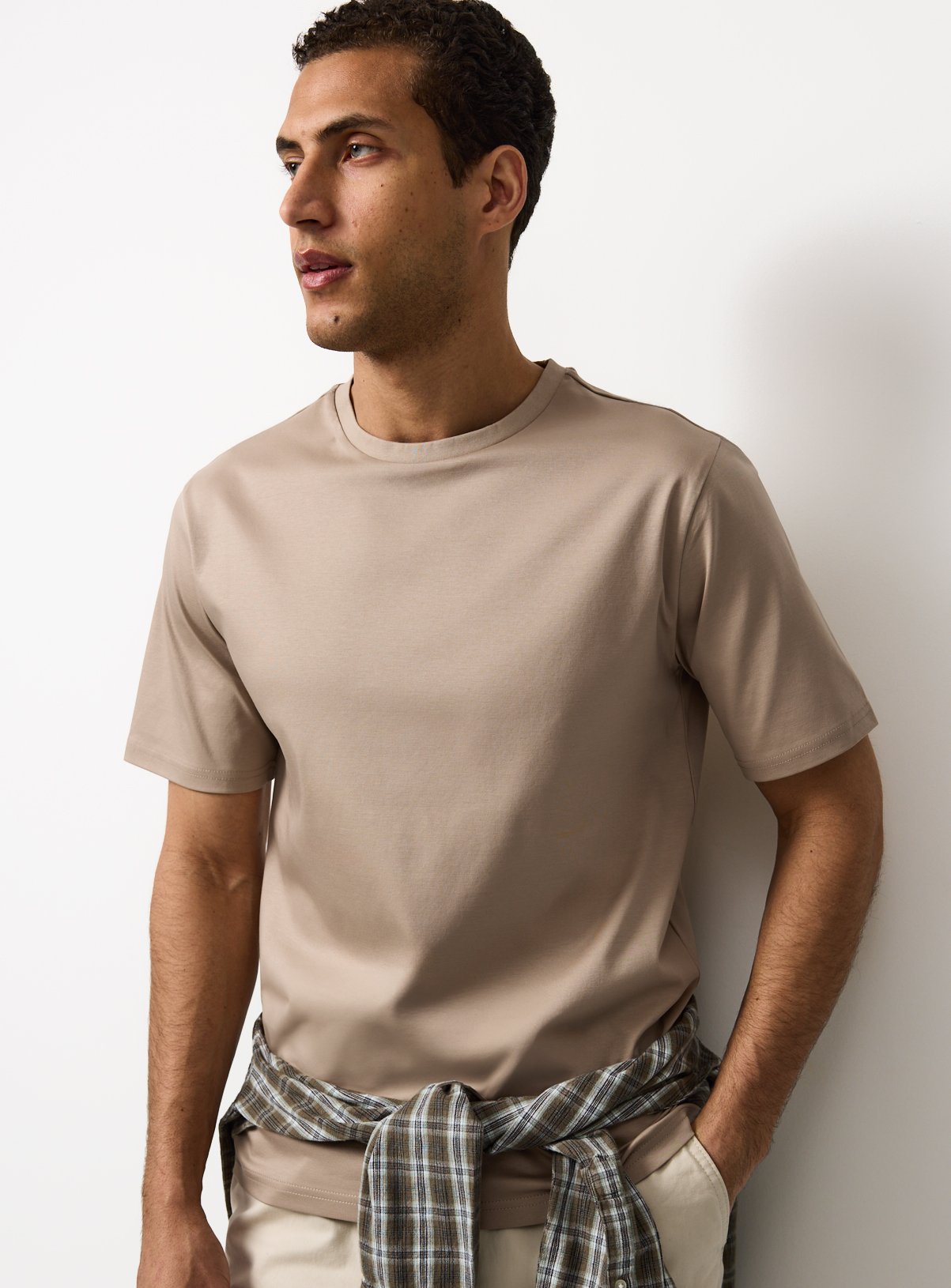 Stone Supima Cotton T-Shirt M - Image 1 thumbnail