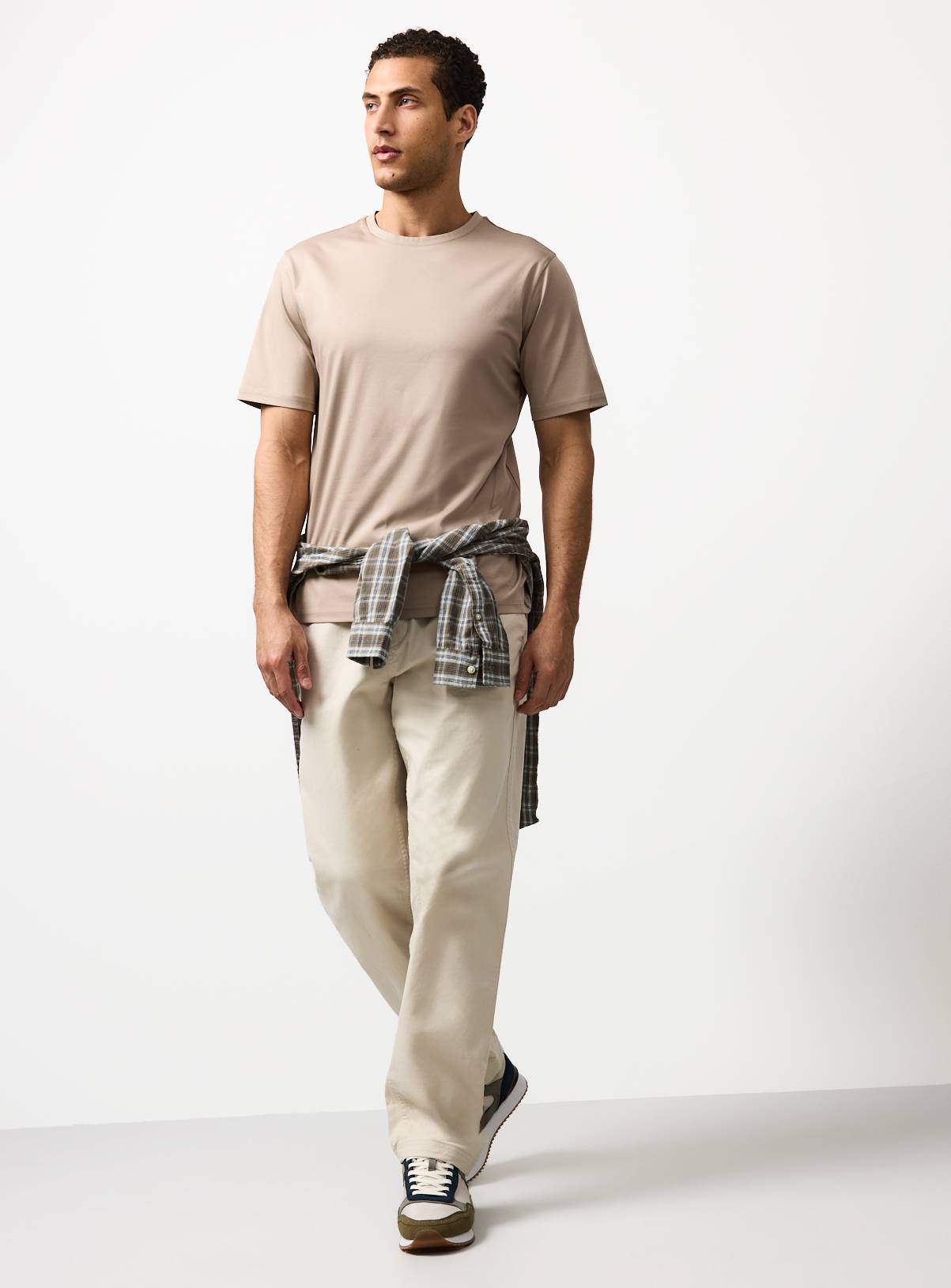 Stone Supima Cotton T-Shirt M - Image 2